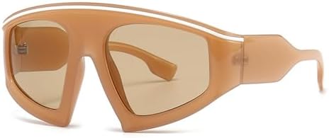 Очень большие солнцезащитные очки с плоской верхней частью, цельные, в стиле ретро, цветные, с оригинальным дизайном, прозрачные, с защитой от УФ-излучения UV400 MTZJH, Tea
Очень большие солнцезащитные очки с плоской верхней частью, цельные, в стиле ретро, цветные, с оригинальным дизайном, прозрачные, с защитой от УФ-излучения UV400 MTZJH, Tea