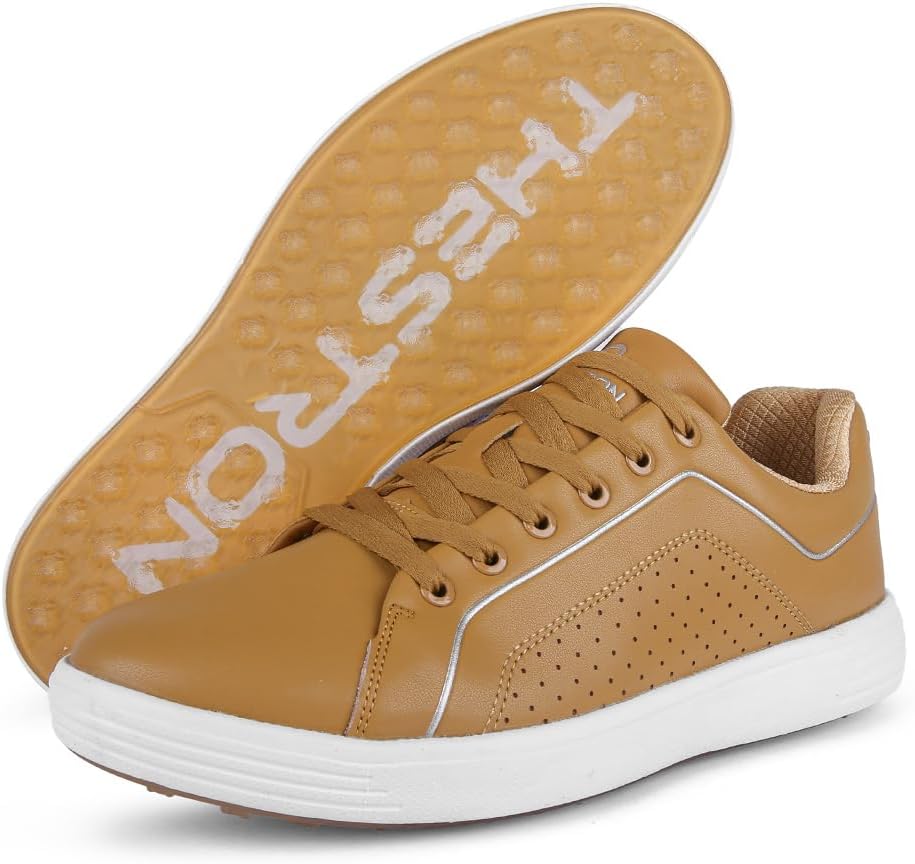 Мужские гольф-кроссовки THESTRON, удобные, нескользящие, повседневные спортивные обувь для гольфа, легкие кроссовки для гольфа, желтый
Мужские гольф-кроссовки THESTRON, удобные, нескользящие, повседневные спортивные обувь для гольфа, легкие кроссовки для гольфа, желтый