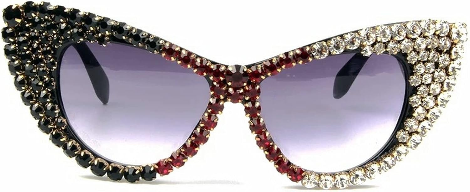 Женские солнцезащитные очки «Кошачий глаз» с бриллиантами, модель 2020, большие панк-очки, винтажные очки с кристаллами и стразами, защита от ультрафиолета UV400 COTIA, Black Red White Diamond
Женские солнцезащитные очки «Кошачий глаз» с бриллиантами, модель 2020, большие панк-очки, винтажные очки с кристаллами и стразами, защита от ультрафиолета UV400 COTIA, Black Red White Diamond