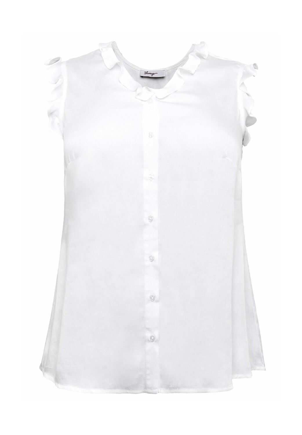 Блузка без рукавов с воланами sheego
Блузка без рукавов с воланами sheego