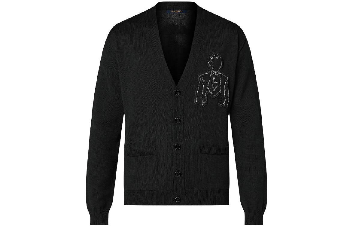 Свитер мужской Louis Vuitton с принтом, черный
Свитер мужской Louis Vuitton с принтом, черный