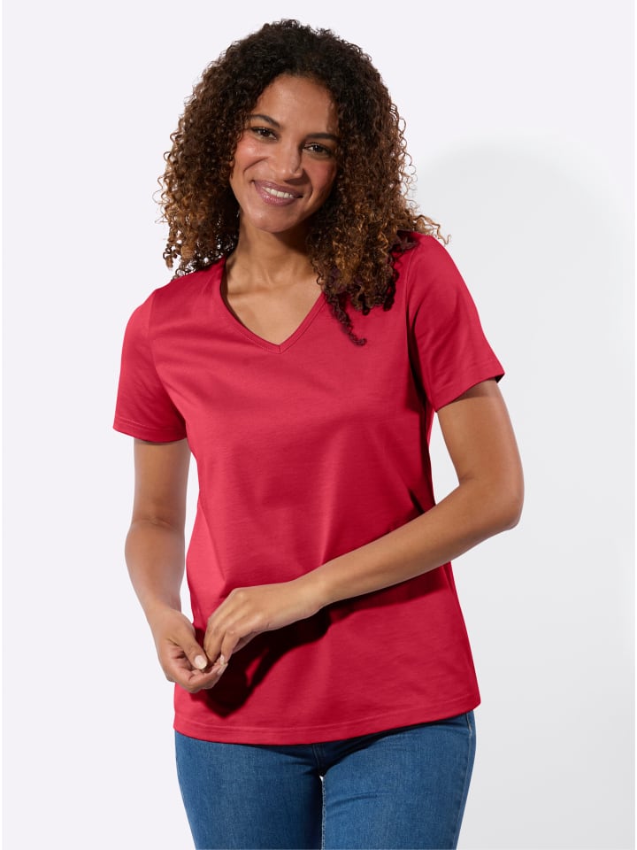 Рубашка с короткими рукавами красного и экрю цвета WITT WEIDEN
Рубашка с короткими рукавами красного и экрю цвета WITT WEIDEN