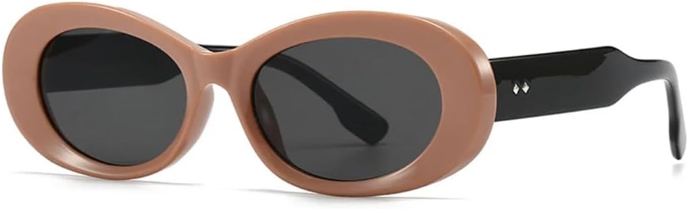 Популярные модные овальные женские солнцезащитные очки класса люкс, винтажные мужские солнцезащитные очки с градиентной расцветкой в стиле панк SZVVBKK, Brown Black Gray
Популярные модные овальные женские солнцезащитные очки класса люкс, винтажные мужские солнцезащитные очки с градиентной расцветкой в стиле панк SZVVBKK, Brown Black Gray