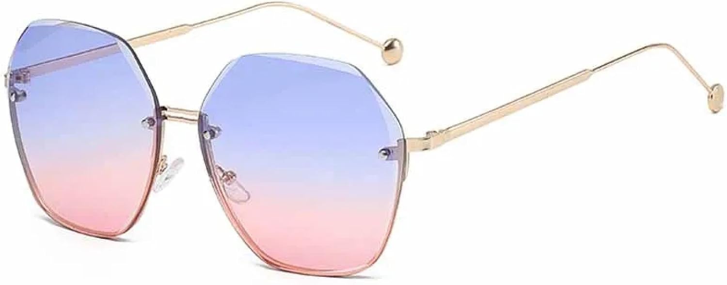 Солнцезащитные очки без оправы, многоугольные, в стиле ретро, классические, роскошные, для вождения и путешествий, с защитой от УФ-излучения UV400 TKKTLLT, Gold Blue Pink
Солнцезащитные очки без оправы, многоугольные, в стиле ретро, классические, роскошные, для вождения и путешествий, с защитой от УФ-излучения UV400 TKKTLLT, Gold Blue Pink