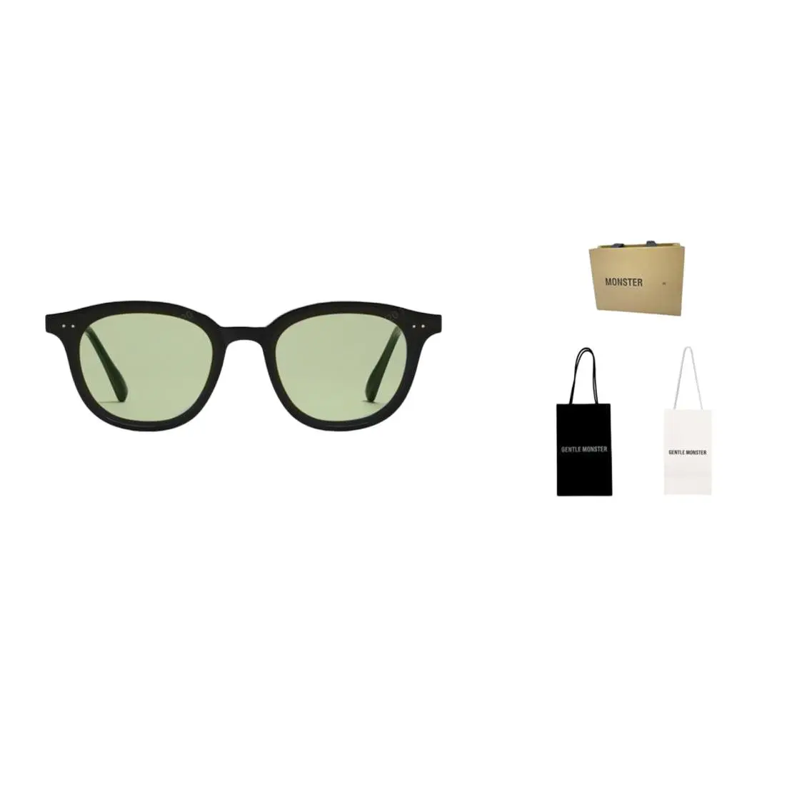 Gentle Monster Круглые солнцезащитные очки унисекс, зеленые
Gentle Monster Круглые солнцезащитные очки унисекс, зеленые