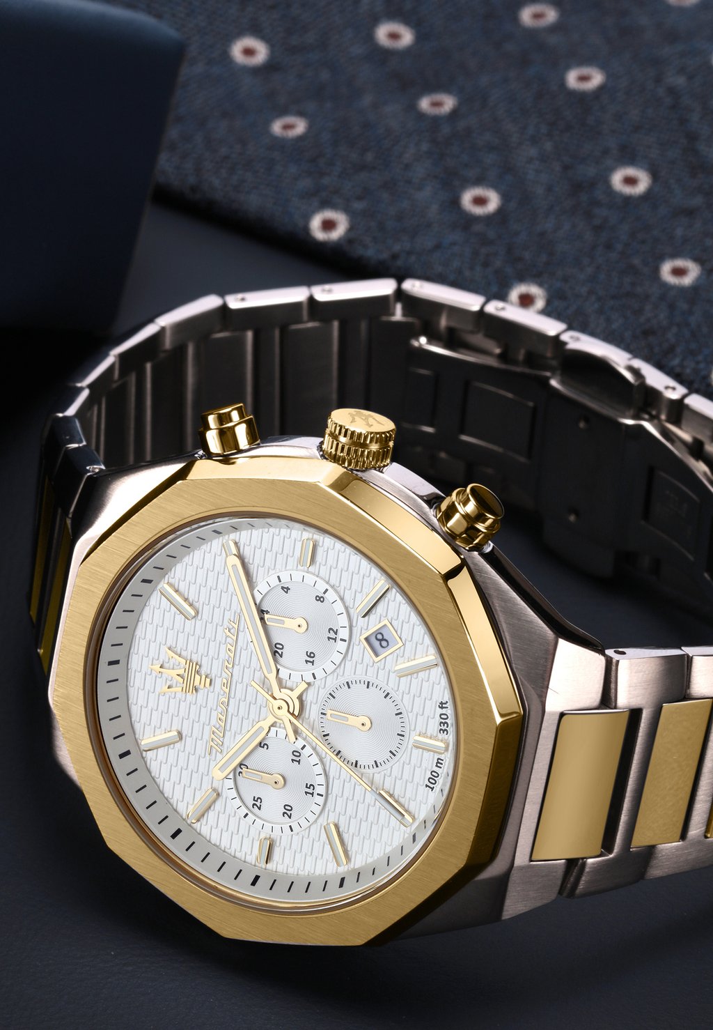 Часы с хронографом Maserati, серебристый
Часы с хронографом Maserati, серебристый