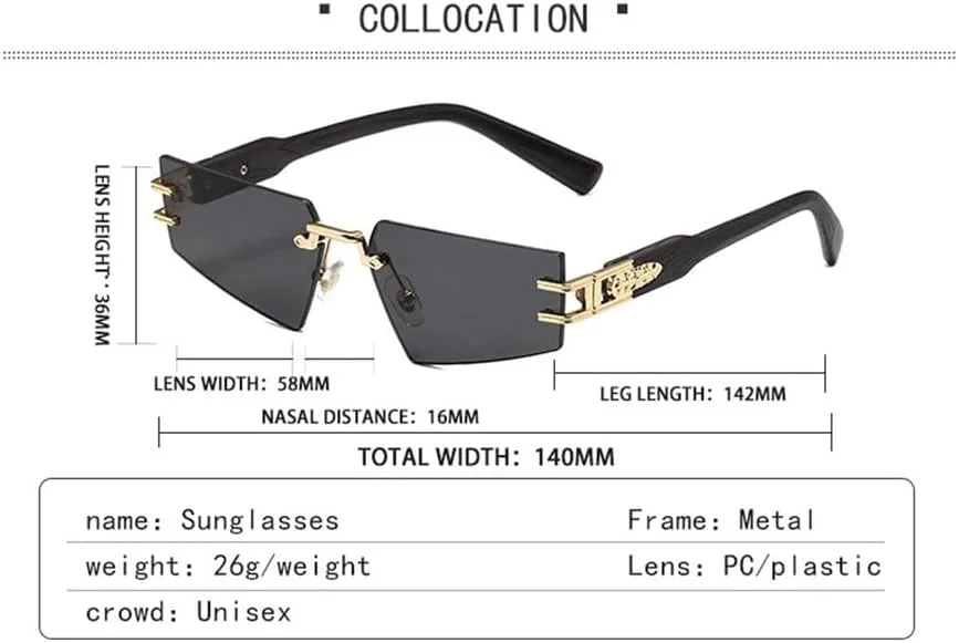 Солнцезащитные очки без оправы с дужками под дерево, для активного отдыха, путешествий, уличного стиля, женские, с защитой от УФ-излучения UV400 PRSTNN, C4
Солнцезащитные очки без оправы с дужками под дерево, для активного отдыха, путешествий, уличного стиля, женские, с защитой от УФ-излучения UV400 PRSTNN, C4