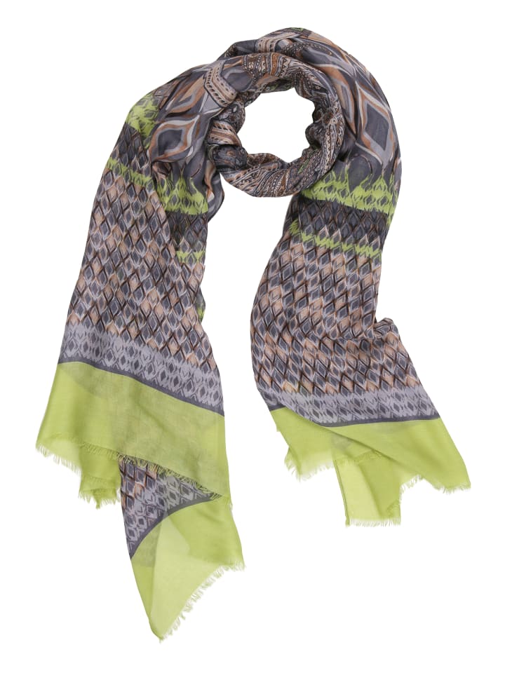 Базовый шарф с принтом в сером/зеленом цвете Betty Barclay
Базовый шарф с принтом в сером/зеленом цвете Betty Barclay