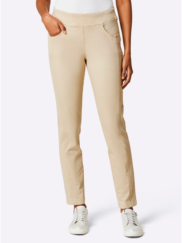 Джинсы-слипоны песочного цвета ascari
Джинсы-слипоны песочного цвета ascari