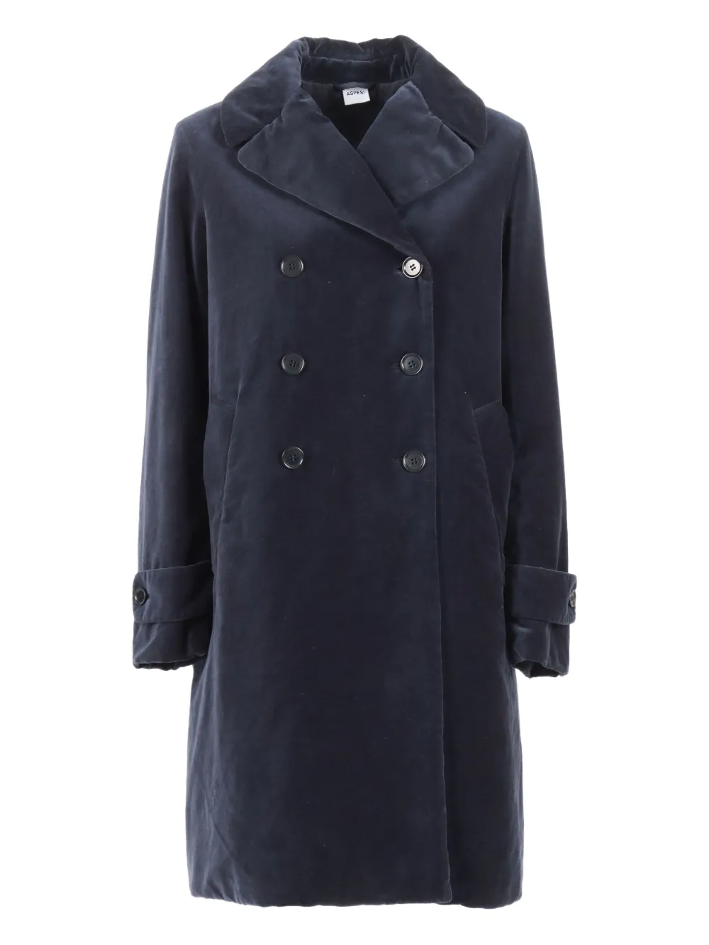 Велюровое двубортное пальто ASPESI, синий
Велюровое двубортное пальто ASPESI, синий