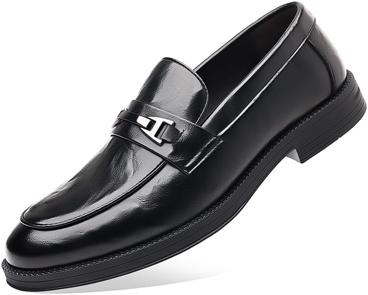 Мужские деловые кожаные туфли TGRNFHKPYY в британском стиле лоферов, черный
Мужские деловые кожаные туфли TGRNFHKPYY в британском стиле лоферов, черный