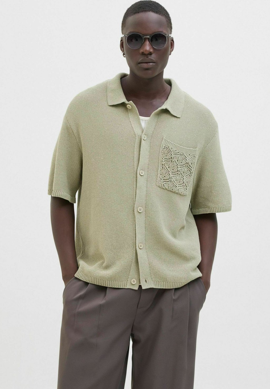 Рубашка GESTRICKTES POLO Jack & Jones PREMIUM, светло-зеленый 
Рубашка GESTRICKTES POLO Jack & Jones PREMIUM, светло-зеленый