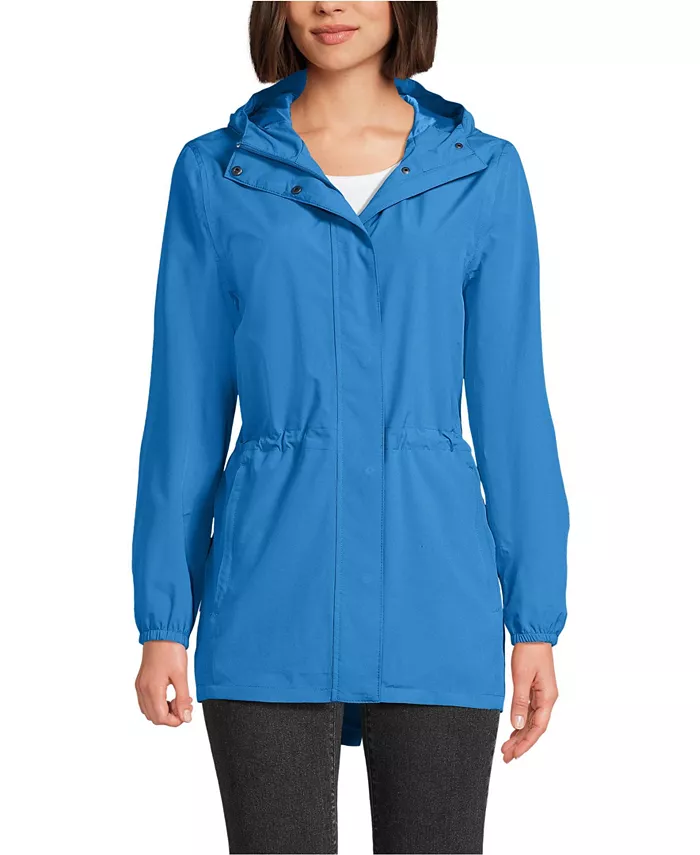 Водонепроницаемый дождевик с капюшоном, складывающийся в сумку, Regular и Petite Lands' End, синий
Водонепроницаемый дождевик с капюшоном, складывающийся в сумку, Regular и Petite Lands' End, синий
