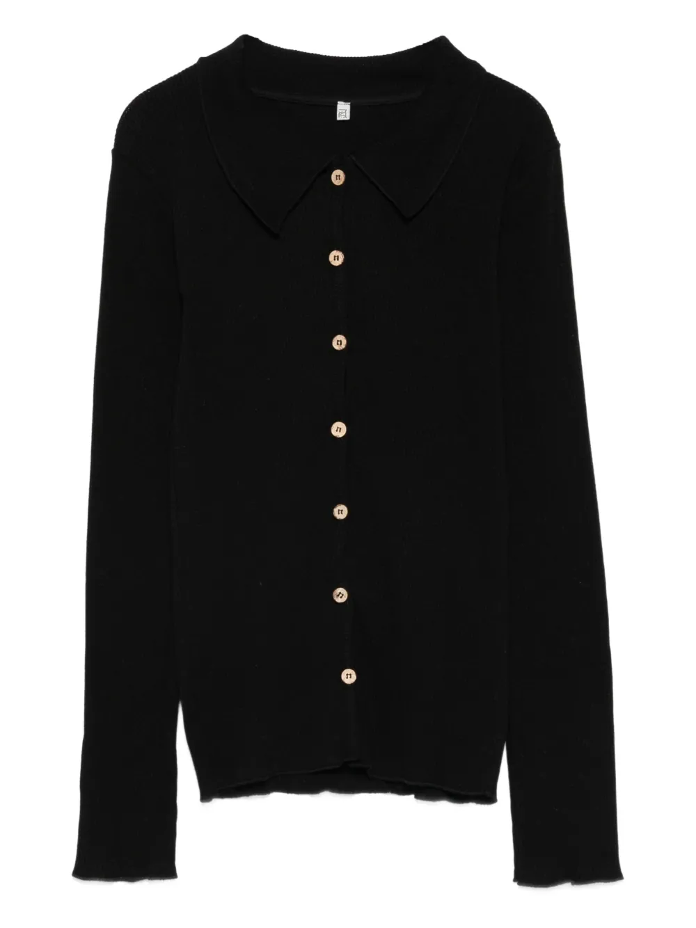 Кардиган в рубчик с пуговицами спереди Baserange, черный
Кардиган в рубчик с пуговицами спереди Baserange, черный