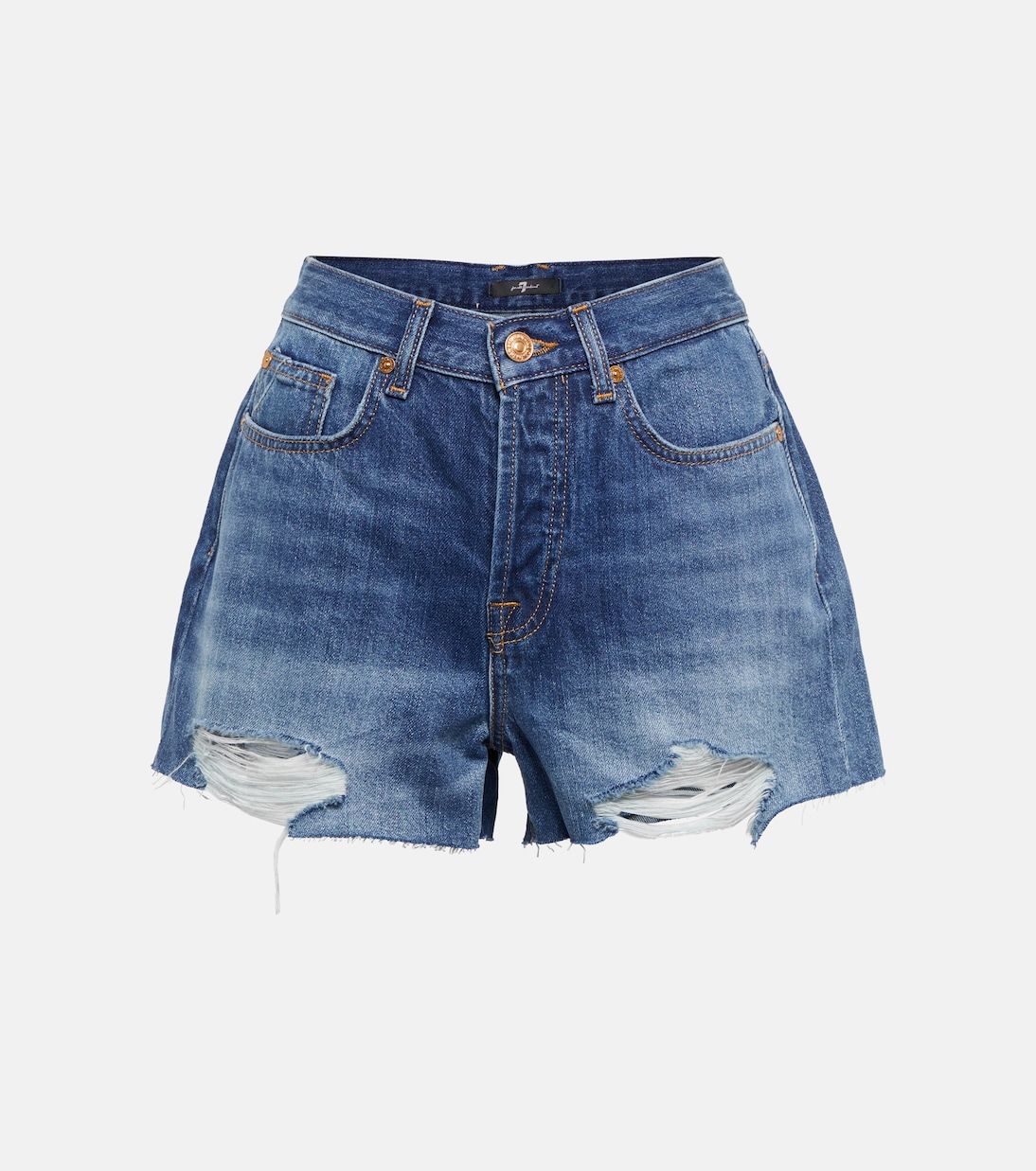 Джинсовые шорты Monroe с потертостями 7 For All Mankind, Rock W Me
Джинсовые шорты Monroe с потертостями 7 For All Mankind, Rock W Me