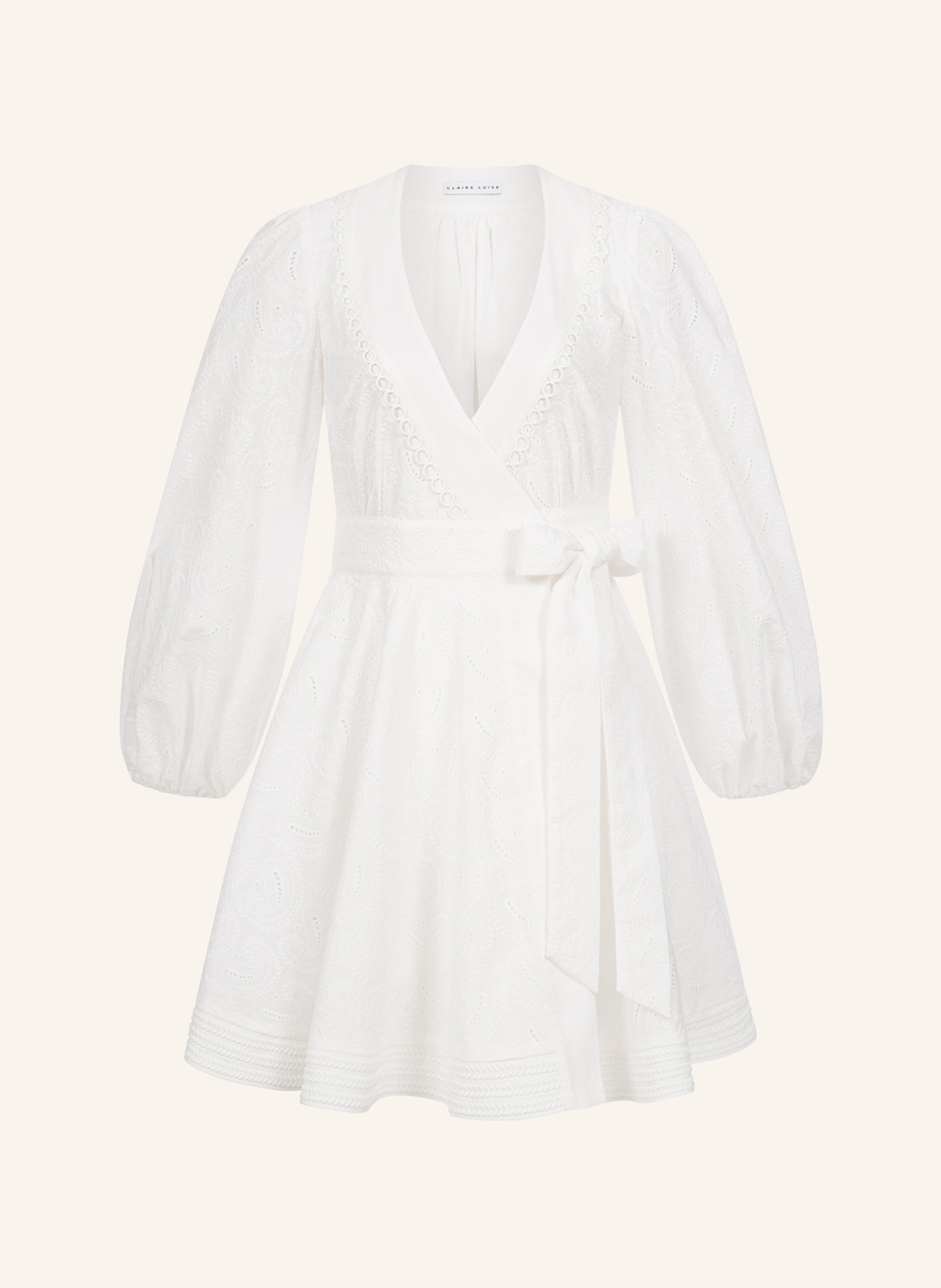Мини-Платье с вышивкой Claire Luise, экрю
Мини-Платье с вышивкой Claire Luise, экрю