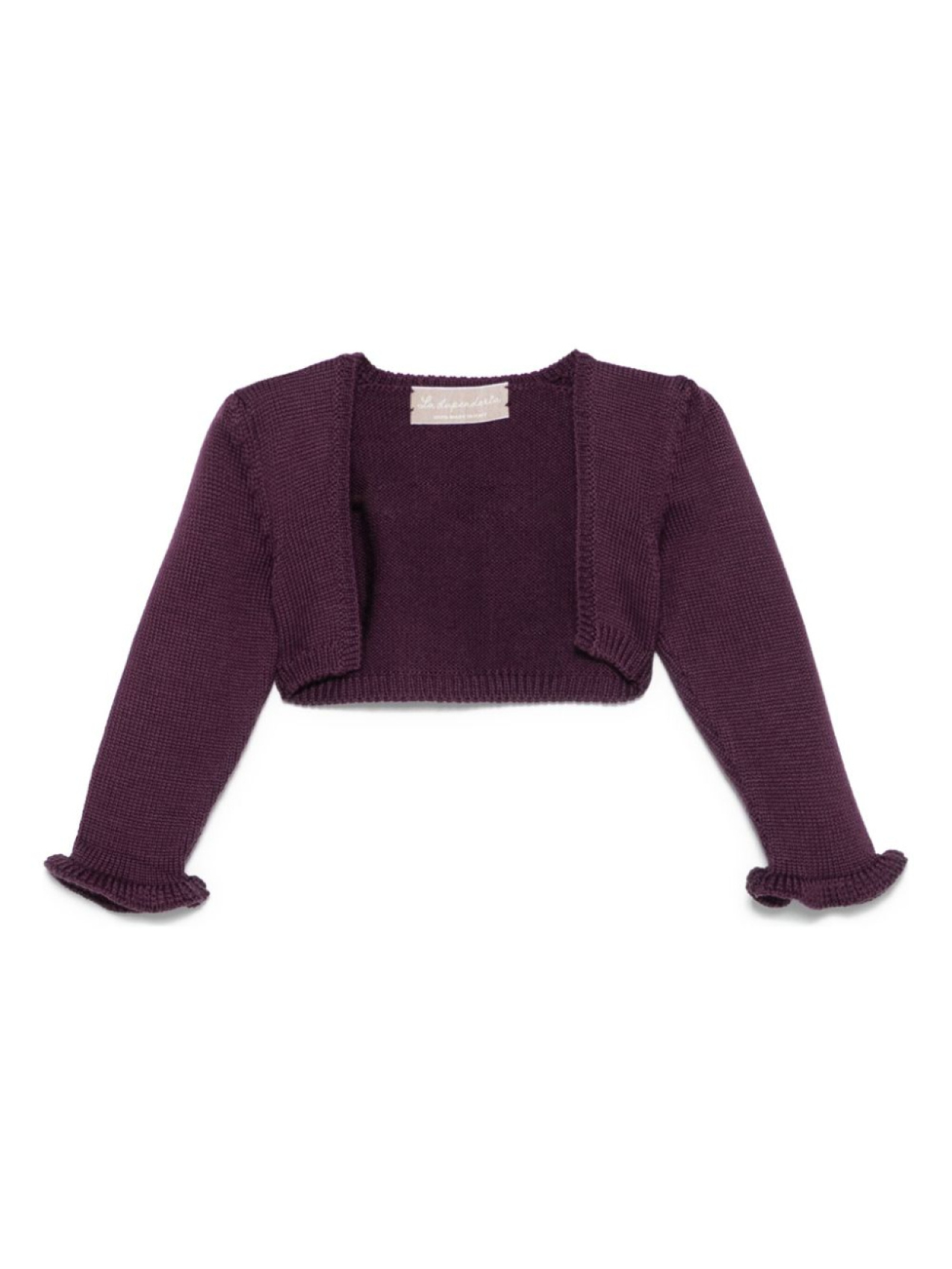 Кардиган La Stupenderia рукава болеро с оборками, фиолетовый
Кардиган La Stupenderia рукава болеро с оборками, фиолетовый