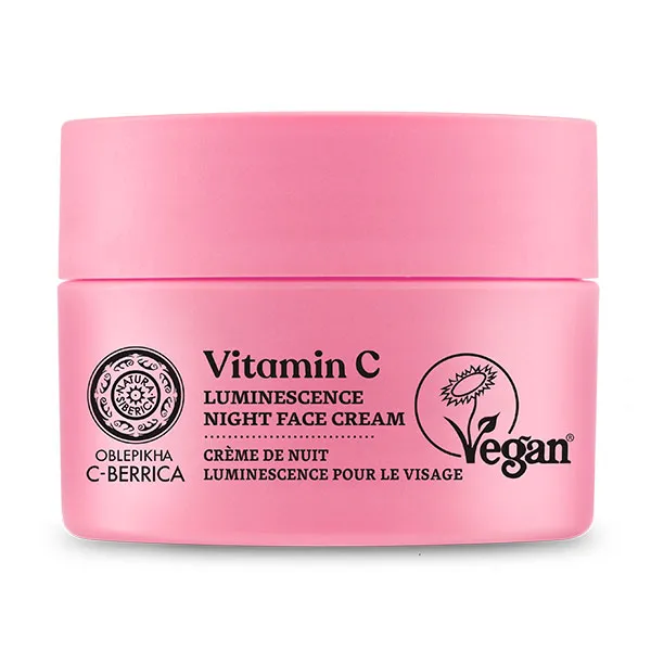 Ночной увлажняющий крем Vitamin C Luminiscence Night Face Cream Oblepikha, 50 ml
Ночной увлажняющий крем Vitamin C Luminiscence Night Face Cream Oblepikha, 50 ml