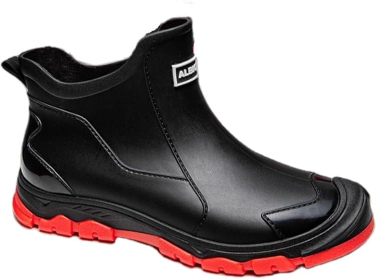 Мужские водонепроницаемые резиновые ботинки, удобные, нескользящие, прочные для активного отдыха на улице Clolinde, черный/красный
Мужские водонепроницаемые резиновые ботинки, удобные, нескользящие, прочные для активного отдыха на улице Clolinde, черный/красный