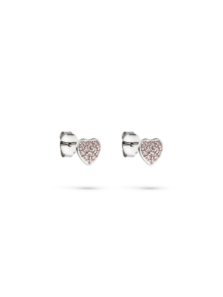 s.Oliver Серебряные серьги-гвоздики с сердечком, серебристо-розового цвета
s.Oliver Серебряные серьги-гвоздики с сердечком, серебристо-розового цвета