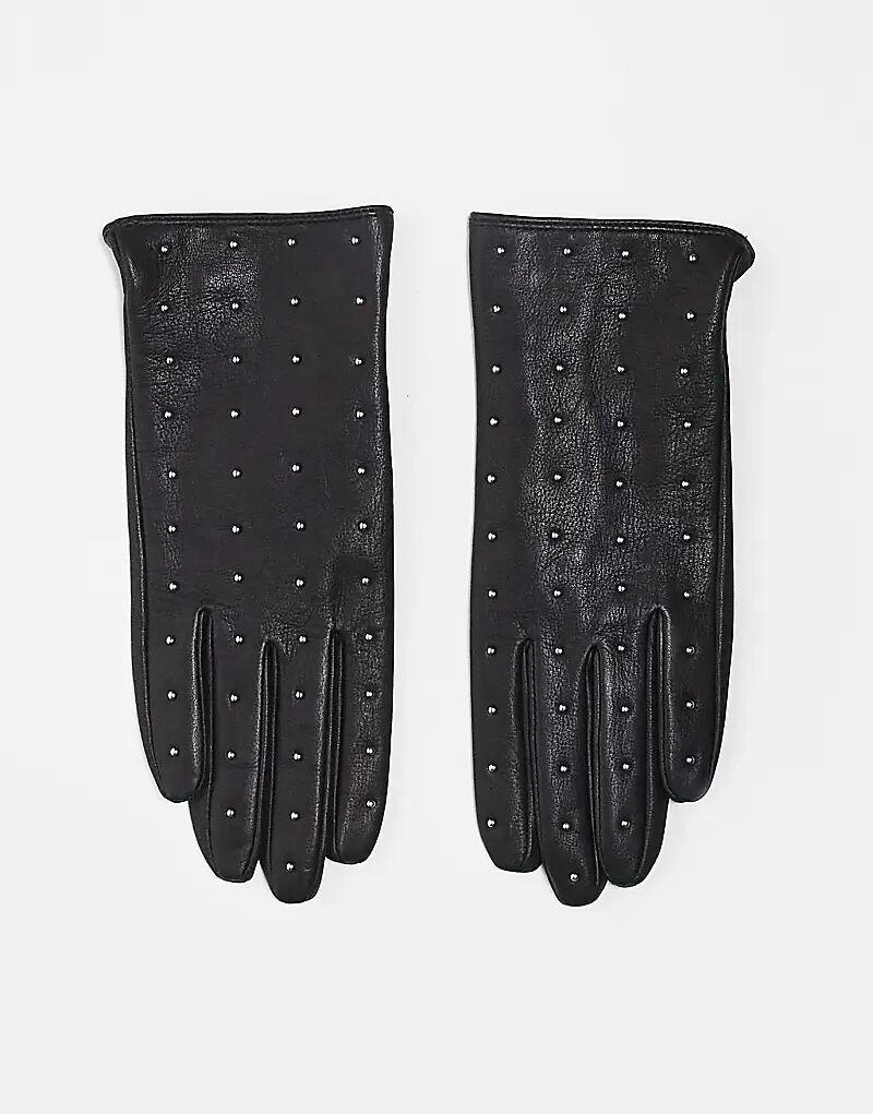 Кожаные перчатки с заклепками черного цвета & Other Stories
Кожаные перчатки с заклепками черного цвета & Other Stories