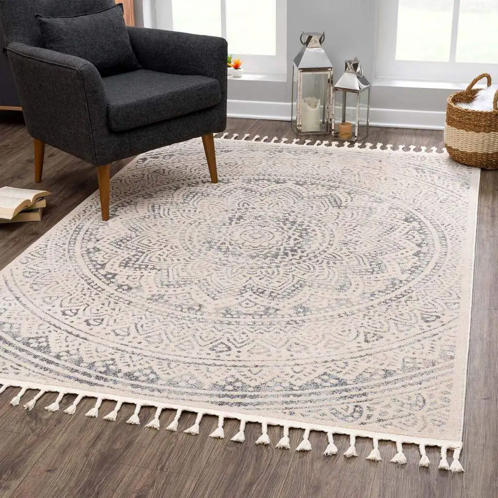 Ковер Carpet City "Art 1652", прямоугольный, короткий ворс, орнаментальный рисунок, стиль бохо и мандала, также как дорожка 200х290 см, серый
Ковер Carpet City "Art 1652", прямоугольный, короткий ворс, орнаментальный рисунок, стиль бохо и мандала, также как дорожка 200х290 см, серый