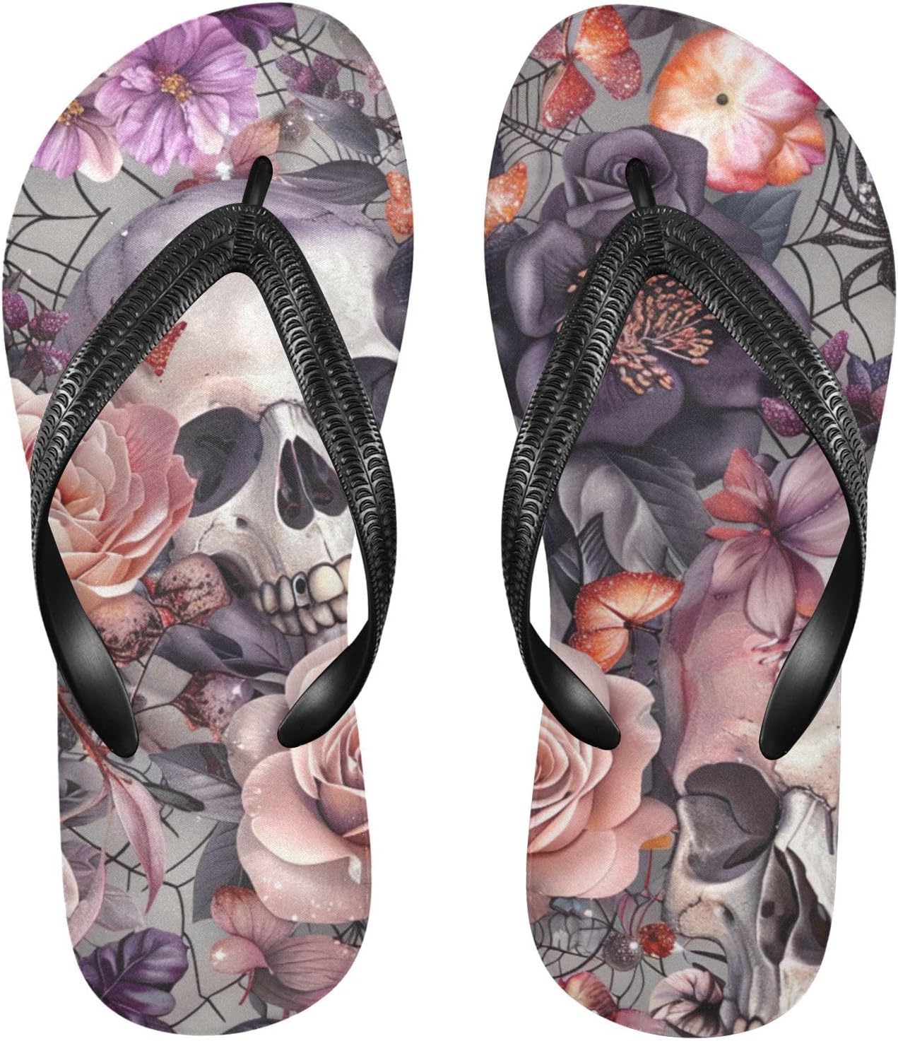 Сандалии с цветочным черепом для Хэллоуина, пляжные летние повседневные шлепанцы для женщин и мужчин Kfbe, Floral Skull
Сандалии с цветочным черепом для Хэллоуина, пляжные летние повседневные шлепанцы для женщин и мужчин Kfbe, Floral Skull