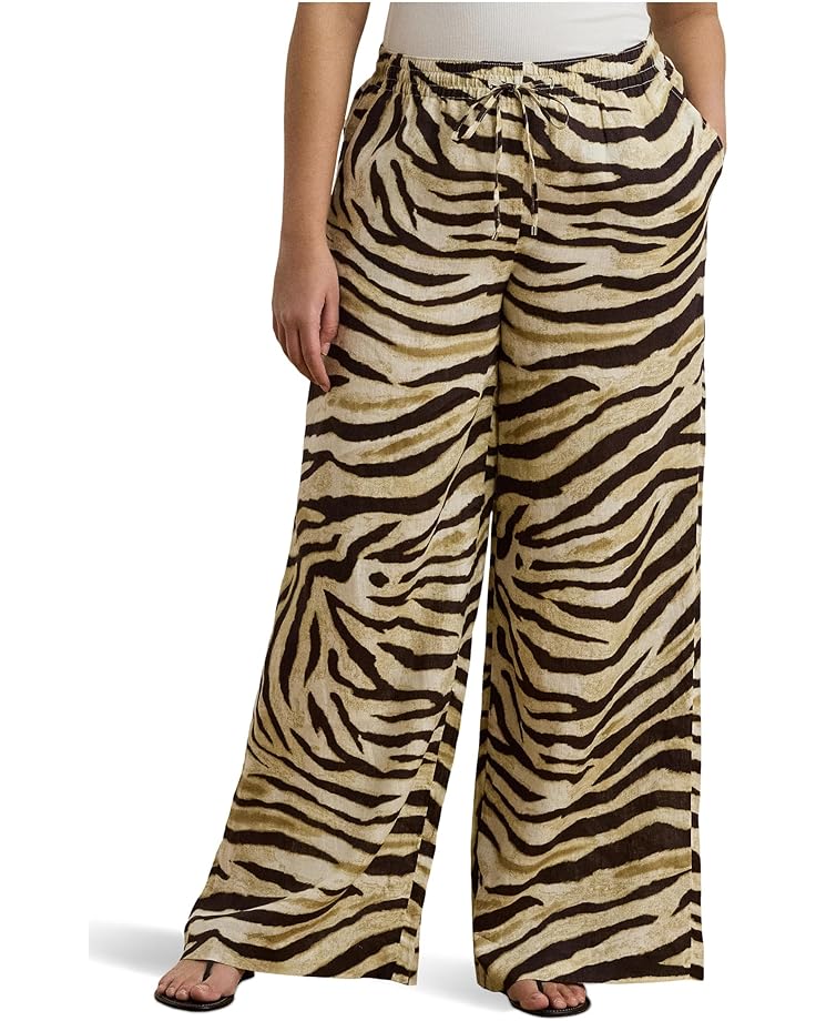Брюки Lauren Ralph Lauren Plus Size Zebra-print Linen Wide-leg Pants, цвет Cream/Brown
Брюки Lauren Ralph Lauren Plus Size Zebra-print Linen Wide-leg Pants, цвет Cream/Brown
