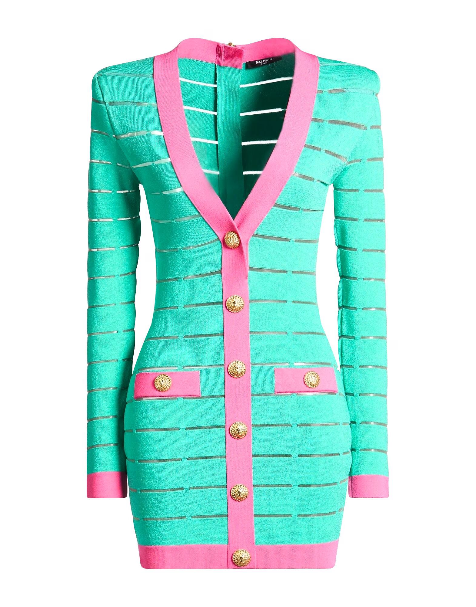 Мини-платье Balmain, изумрудно-зеленый
Мини-платье Balmain, изумрудно-зеленый