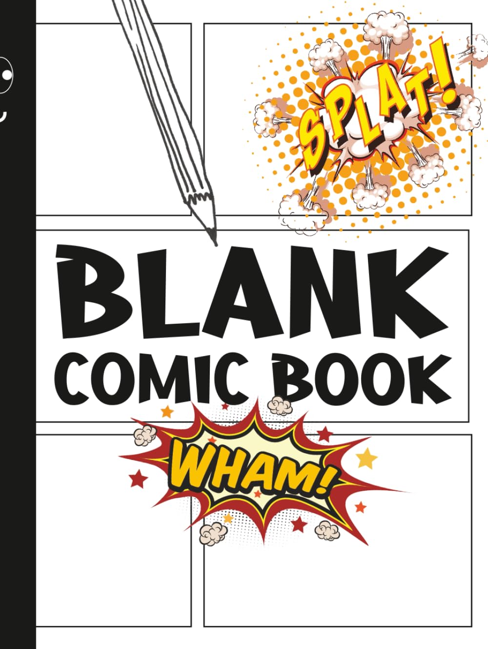 Blank Comic Book Hard Cover: 120 Pages of Fun Comic Panels Uniquely Designed for Kids, Teens, and Adults to storyboard (Independently published)
Blank Comic Book Hard Cover: 120 Pages of Fun Comic Panels Uniquely Designed for Kids, Teens, and Adults to storyboard (Independently published)