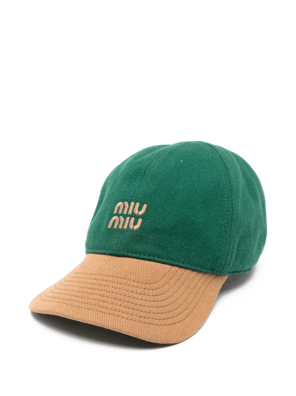 Бейсболка с логотипом Miu Miu, зеленый
Бейсболка с логотипом Miu Miu, зеленый