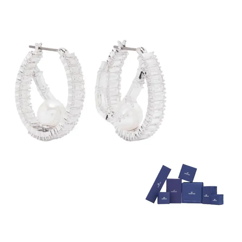 Сережки-кольца ariana grande pearl Swarovski
Сережки-кольца ariana grande pearl Swarovski