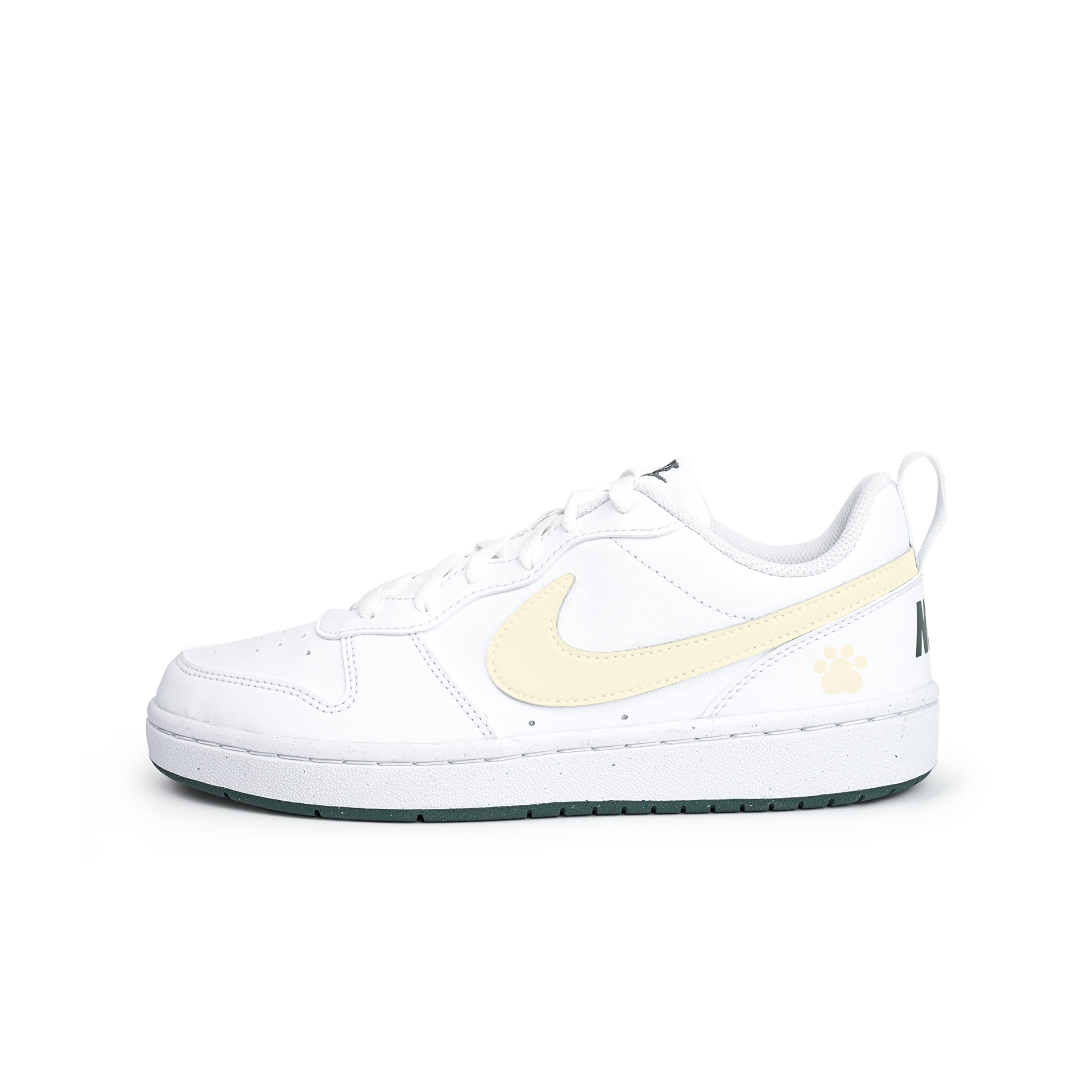 Детские, подростковые, противоскользящие, износостойкие, низкие кроссовки для скейтбординга Court Borough Nike, желтый 
Детские, подростковые, противоскользящие, износостойкие, низкие кроссовки для скейтбординга Court Borough Nike, желтый