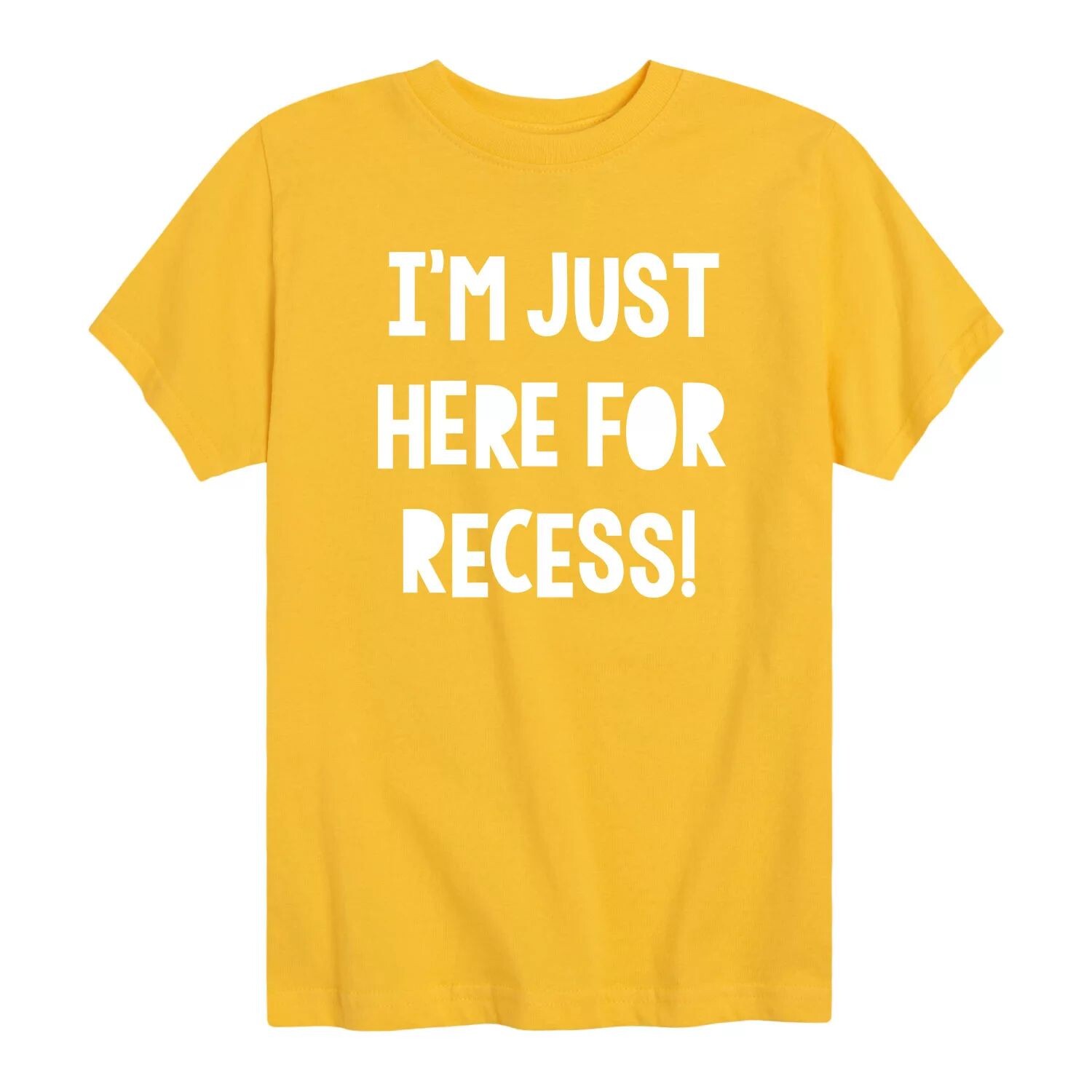 Футболка с рисунком «Я здесь на перемене» для мальчиков 8–20 лет Licensed Character, желтый
Футболка с рисунком «Я здесь на перемене» для мальчиков 8–20 лет Licensed Character, желтый