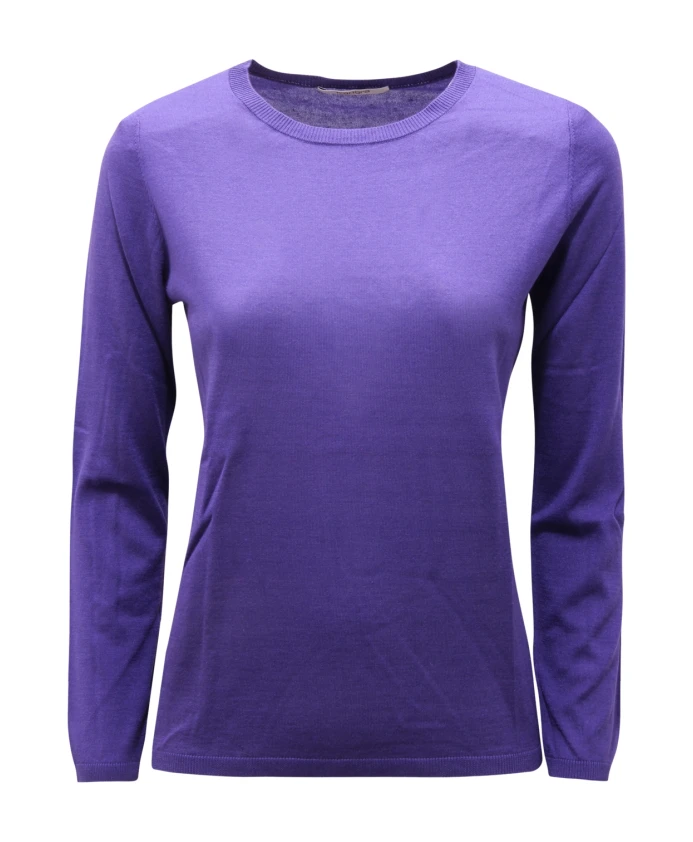 Свитер из шелка и кашемира синего цвета. Kangra, фиолетовый
Свитер из шелка и кашемира синего цвета. Kangra, фиолетовый