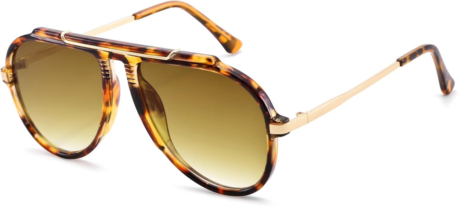 Солнцезащитные очки-авиаторы COASION большого размера для женщин, ретро-стиль 70-х, овальная оправа и линзы бордового цвета, милые солнцезащитные очки, Tortoise Frame/Brown Gradient Lens
Солнцезащитные очки-авиаторы COASION большого размера для женщин, ретро-стиль 70-х, овальная оправа и линзы бордового цвета, милые солнцезащитные очки, Tortoise Frame/Brown Gradient Lens