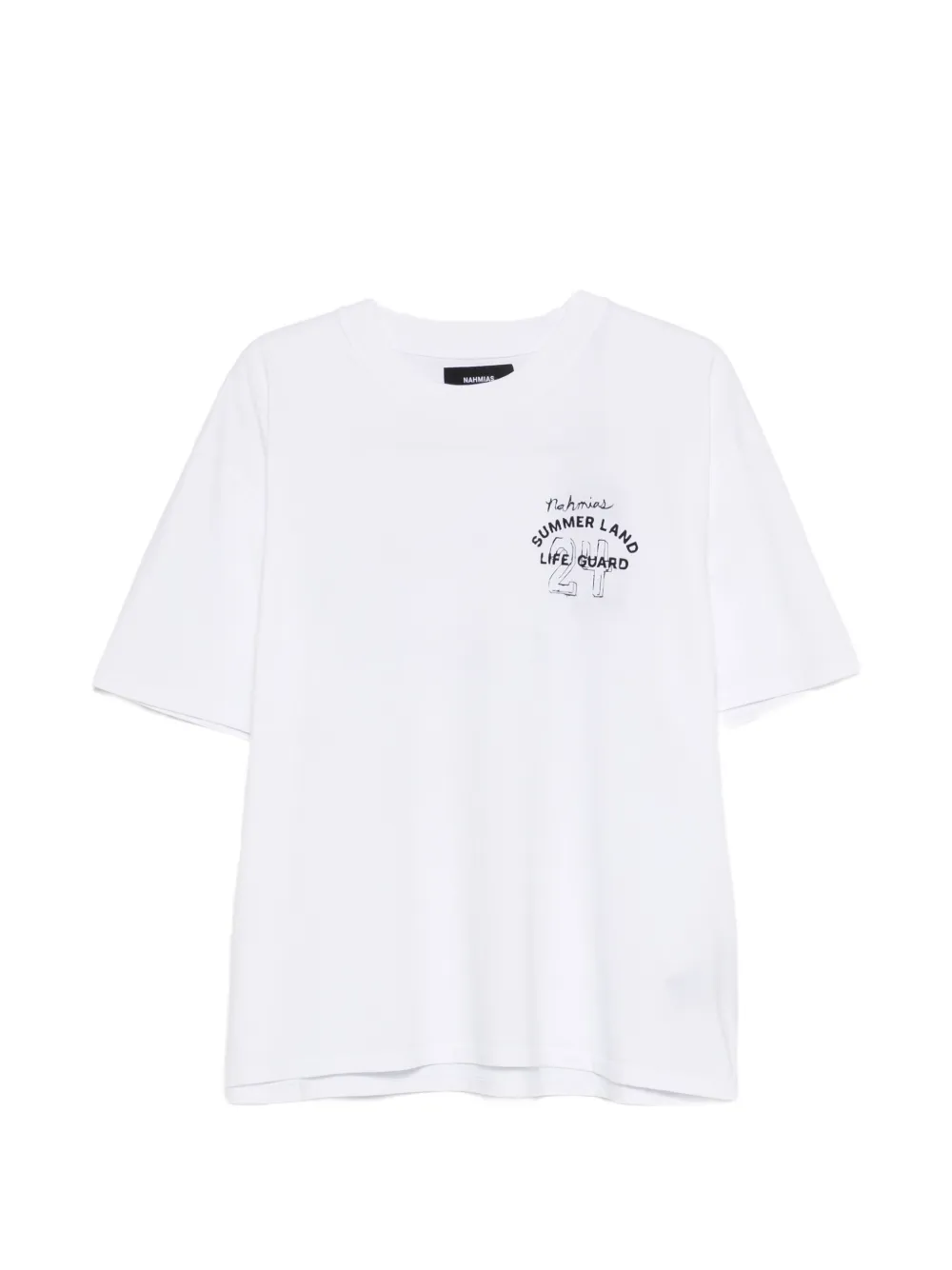 Футболка с принтом и круглым вырезом Nahmias, белый
Футболка с принтом и круглым вырезом Nahmias, белый
