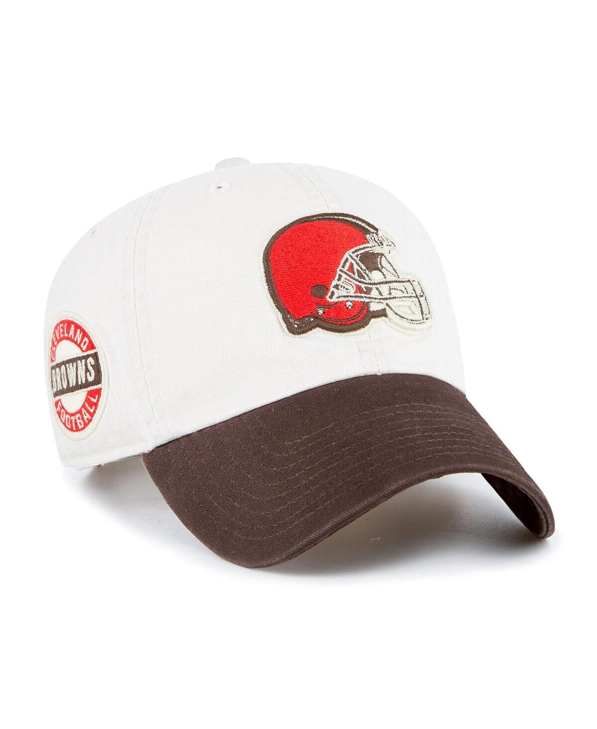 Мужская регулируемая шляпа кремового цвета '47 Cleveland Browns с боковым шагом и очисткой '47 Brand
Мужская регулируемая шляпа кремового цвета '47 Cleveland Browns с боковым шагом и очисткой '47 Brand
