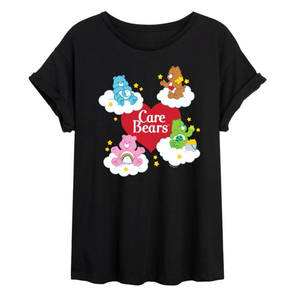 Классическая футболка большого размера с изображением сердца и медведя от Junior's Care Bears Licensed Character, черный
Классическая футболка большого размера с изображением сердца и медведя от Junior's Care Bears Licensed Character, черный