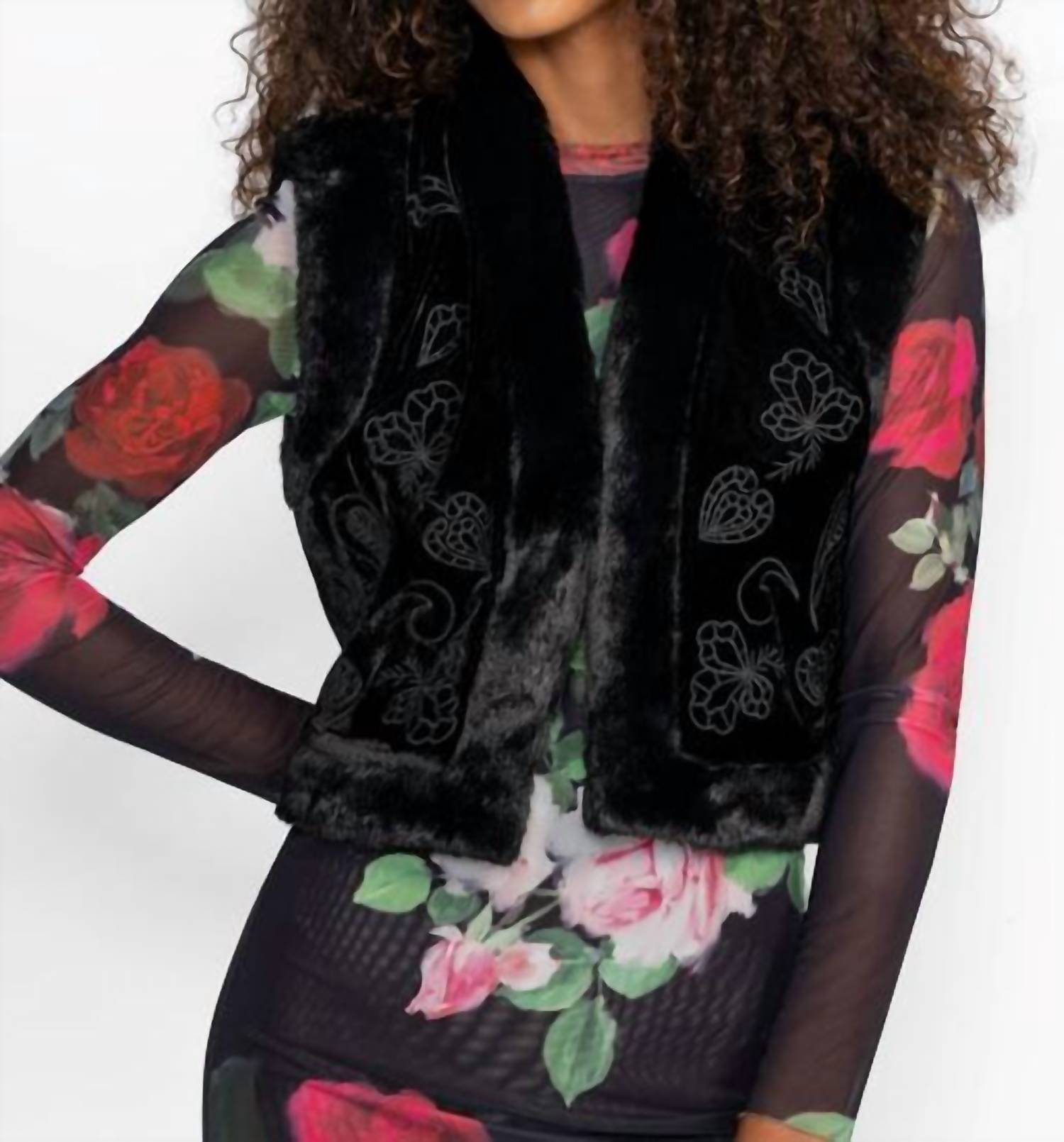 Женский жилет Rachella Bethanie в черном цвете Johnny Was
Женский жилет Rachella Bethanie в черном цвете Johnny Was