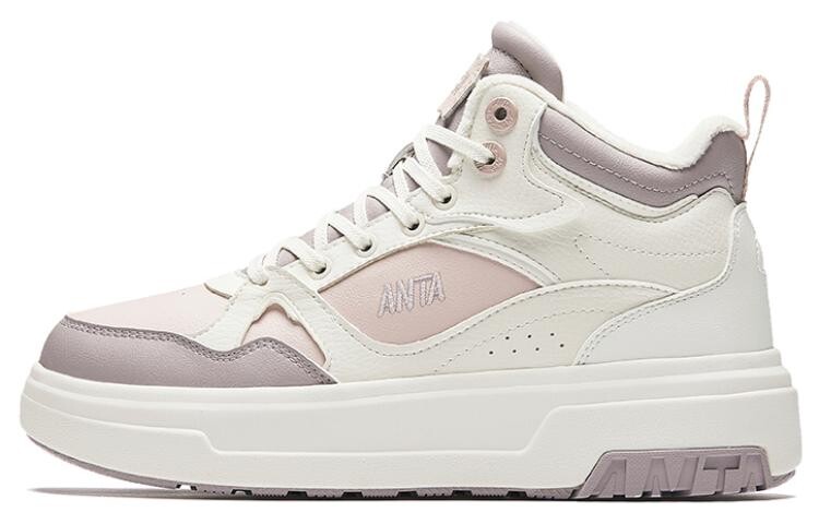 Кроссовки ANTA Skateboarding Shoes Women's High-top Sail/Coconut Milk/Platinum Violet, белый/фиолетовый
Кроссовки ANTA Skateboarding Shoes Women's High-top Sail/Coconut Milk/Platinum Violet, белый/фиолетовый