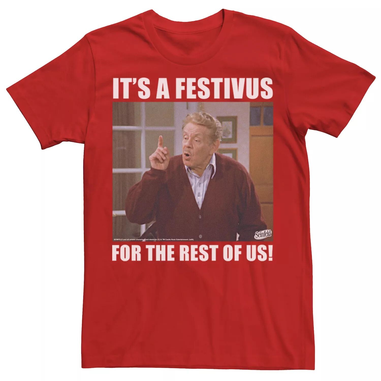 Мужская футболка Seinfeld Festivus Frank «Это праздник для всех нас» Licensed Character
Мужская футболка Seinfeld Festivus Frank «Это праздник для всех нас» Licensed Character
