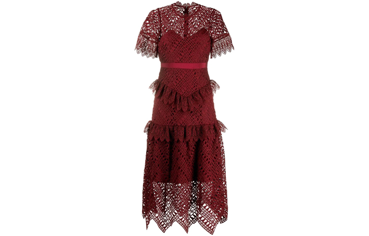 Self-portrait Короткое платье с короткими рукавами Women's Red
Self-portrait Короткое платье с короткими рукавами Women's Red