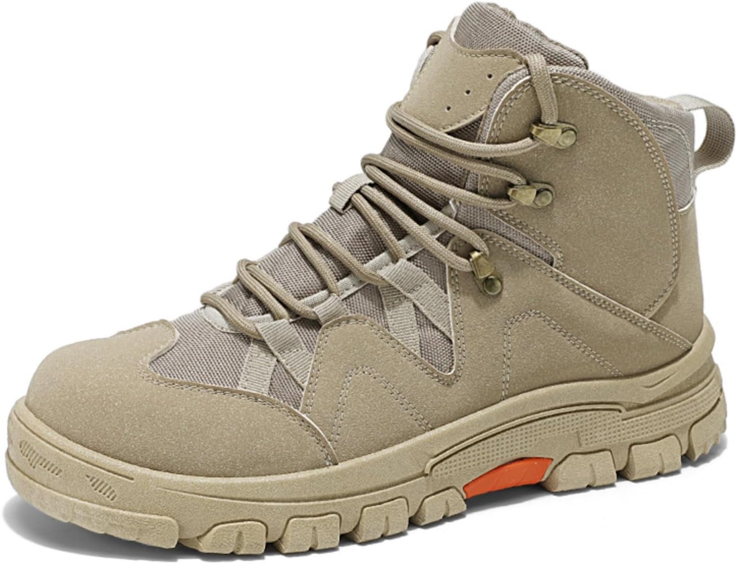 Мужские высокие туристические ботинки для походов с наружной противоскользящей подошвой, дышащим верхом из искусственной замши и сетки, с удобной внутренней отделкой. Идеальны для пеших походов, кемпинга и альпинизма Kelibasi, хаки
Мужские высокие туристические ботинки для походов с наружной противоскользящей подошвой, дышащим верхом из искусственной замши и сетки, с удобной внутренней отделкой. Идеальны для пеших походов, кемпинга и альпинизма Kelibasi, хаки