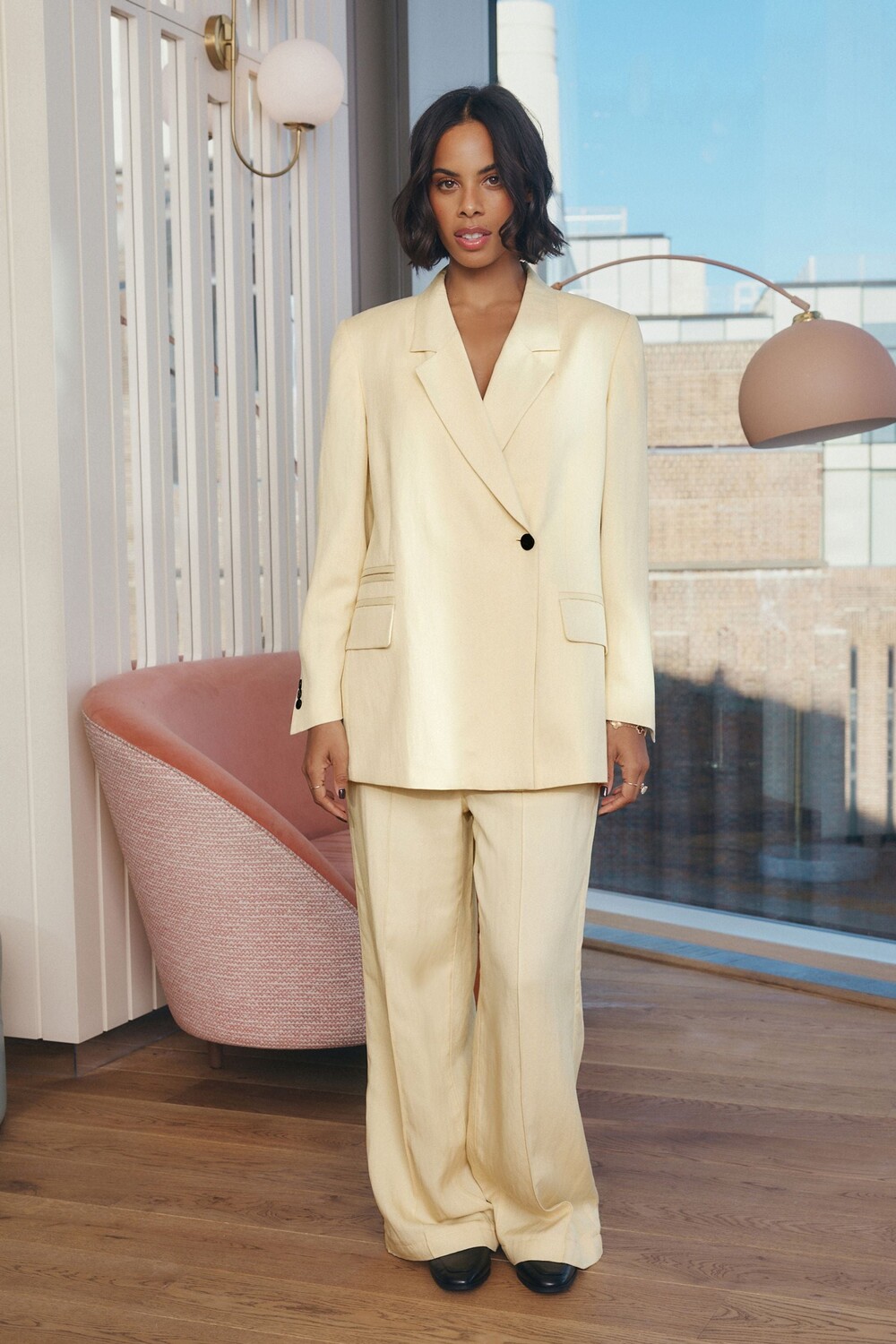 Брюки из тенселя с широкими штанинами и кулиской Next, желтый
Брюки из тенселя с широкими штанинами и кулиской Next, желтый