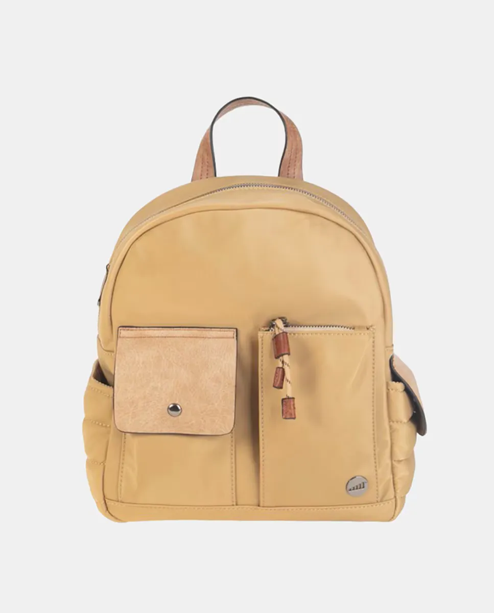 Рюкзак из нейлона бизонового цвета в сочетании с деталями из искусственной кожи и искусственной кожи в тон Volum, цвет Maquillaje
Рюкзак из нейлона бизонового цвета в сочетании с деталями из искусственной кожи и искусственной кожи в тон Volum, цвет Maquillaje