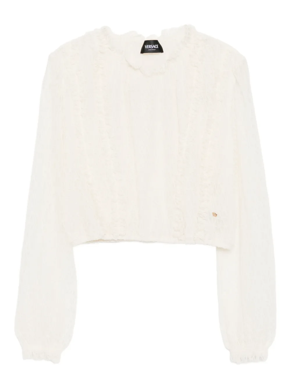 Блузка с логотипом Versace Kids, бежевый
Блузка с логотипом Versace Kids, бежевый