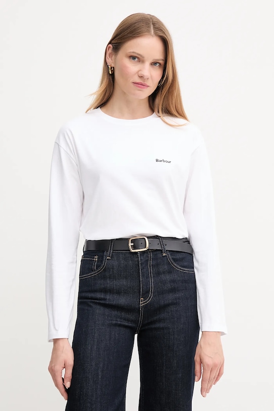 Хлопковая водолазка LAVENSDALE Barbour, белый
Хлопковая водолазка LAVENSDALE Barbour, белый
