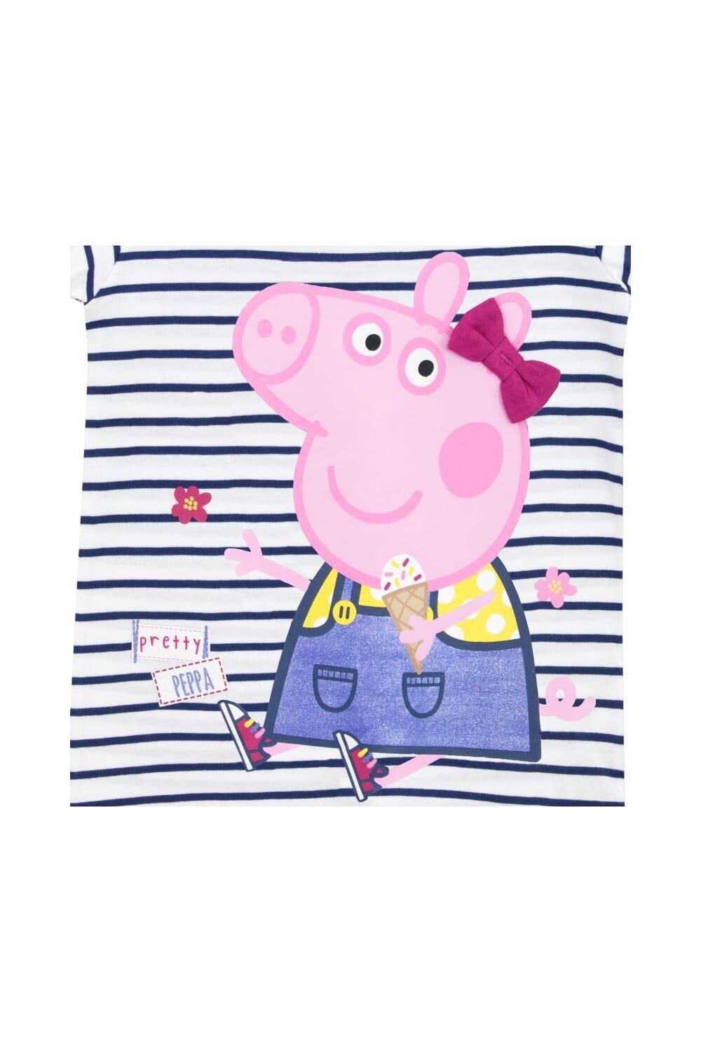 Футболка с цветочным принтом Bumble Bee Peppa Pig, белый
Футболка с цветочным принтом Bumble Bee Peppa Pig, белый