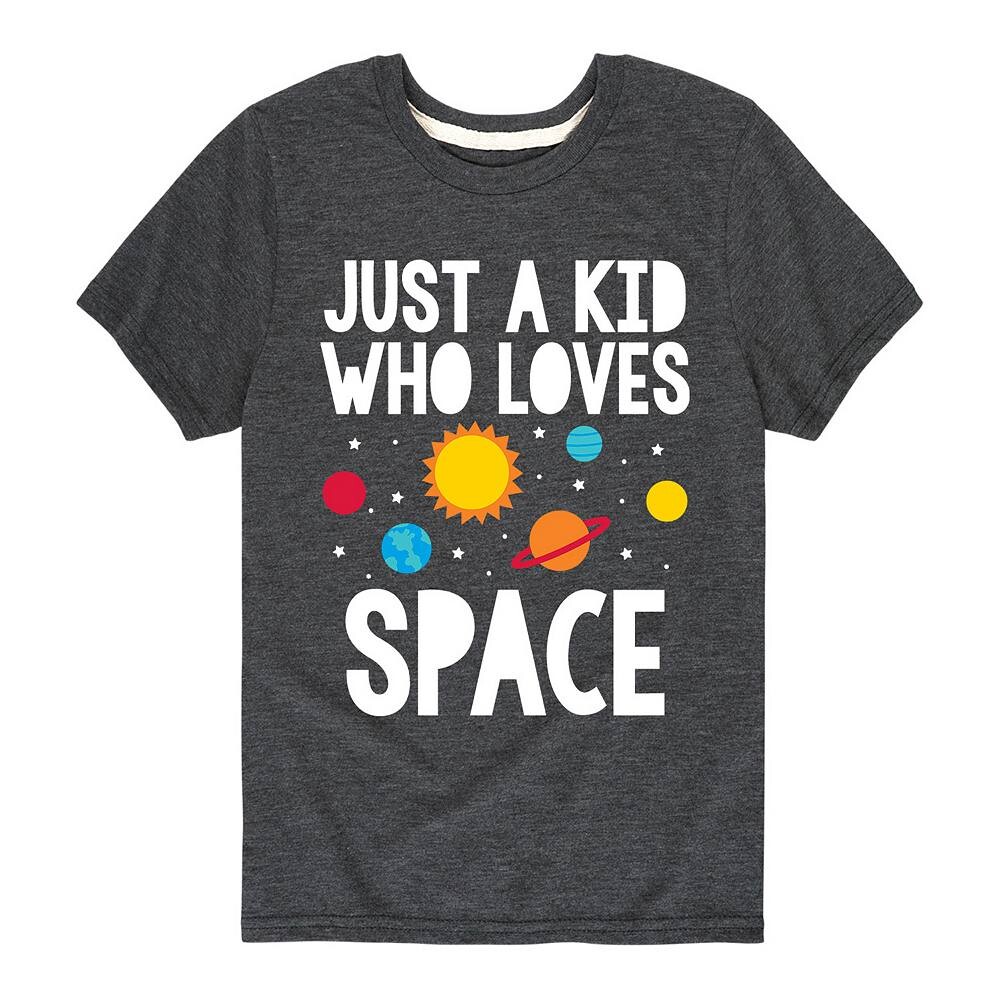 Футболка с рисунком «Просто ребенок, который любит космос» для мальчиков 8–20 лет Licensed Character, серый
Футболка с рисунком «Просто ребенок, который любит космос» для мальчиков 8–20 лет Licensed Character, серый